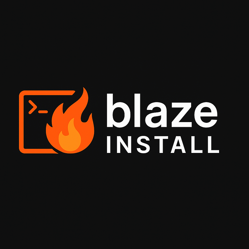 blaze-install logo